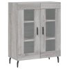 Skříň highboard šedá sonoma 69,5 x 34 x 180 cm kompozitní dřevo 3189339