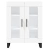 Skříň highboard bílá 69,5 x 34 x 180 cm kompozitní dřevo 3189341