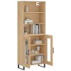 Skříň highboard dub sonoma 69,5 x 34 x 180 cm kompozitní dřevo 3189344