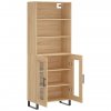 Skříň highboard dub sonoma 69,5 x 34 x 180 cm kompozitní dřevo 3189344
