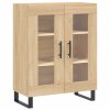 Skříň highboard dub sonoma 69,5 x 34 x 180 cm kompozitní dřevo 3189344