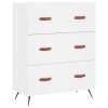 Skříň highboard bílá 69,5 x 34 x 180 cm kompozitní dřevo 3189349