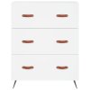 Skříň highboard bílá 69,5 x 34 x 180 cm kompozitní dřevo 3189349