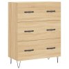 Skříň highboard dub sonoma 69,5 x 34 x 180 cm kompozitní dřevo 3189376