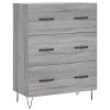 Skříň highboard šedá sonoma 69,5 x 34 x 180 cm kompozitní dřevo 3189379
