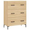 Skříň highboard dub sonoma 69,5 x 34 x 180 cm kompozitní dřevo 3189384
