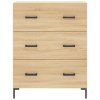 Skříň highboard dub sonoma 69,5 x 34 x 180 cm kompozitní dřevo 3189384