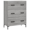 Skříň highboard šedá sonoma 69,5 x 34 x 180 cm kompozitní dřevo 3189387
