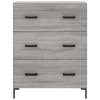 Skříň highboard šedá sonoma 69,5 x 34 x 180 cm kompozitní dřevo 3189387