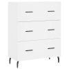 Skříň highboard bílá 69,5 x 34 x 180 cm kompozitní dřevo 3189397