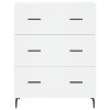 Skříň highboard bílá 69,5 x 34 x 180 cm kompozitní dřevo 3189397