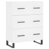 Skříň highboard bílá 69,5 x 34 x 180 cm kompozitní dřevo 3189405