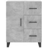 Skříň highboard betonově šedá 69,5x34x180 cm kompozitní dřevo 3189473