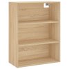 Skříň highboard dub sonoma 69,5 x 34 x 180 cm kompozitní dřevo 3189952