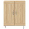 Skříň highboard dub sonoma 69,5 x 34 x 180 cm kompozitní dřevo 3189952
