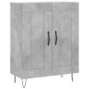 Skříň highboard betonově šedá 69,5x34x180 cm kompozitní dřevo 3189953