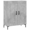 Skříň highboard betonově šedá 69,5x34x180 cm kompozitní dřevo 3189961