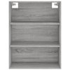 Skříň highboard šedá sonoma 69,5 x 34 x 180 cm kompozitní dřevo 3190019