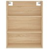 Skříň highboard dub sonoma 69,5 x 34 x 180 cm kompozitní dřevo 3190040