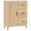 Skříň highboard dub sonoma 69,5 x 34 x 180 cm kompozitní dřevo 3190040