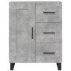 Skříň highboard betonově šedá 69,5x34x180 cm kompozitní dřevo 3190049