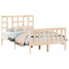 Rám postele s čelem Small Double masivní dřevo 3191941