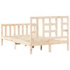 Rám postele s čelem Small Double masivní dřevo 3191941