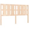 Rám postele s čelem King Size masivní dřevo 3192236