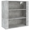 Skříň highboard betonově šedá kompozitní dřevo 3185395