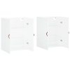 Nástěnné skříňky 2 ks bílé 69,5 x 34 x 90 cm 3195595