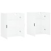 Nástěnné skříňky 2 ks bílé 69,5 x 34 x 90 cm 3195635