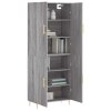 Skříň highboard šedá sonoma 69,5 x 34 x 180 cm kompozitní dřevo 3195673