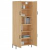Skříň highboard dub sonoma 69,5 x 34 x 180 cm kompozitní dřevo 3195686