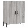 Skříň highboard šedá sonoma 69,5 x 34 x 180 cm kompozitní dřevo 3195689