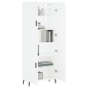 Skříň highboard bílá 69,5 x 34 x 180 cm kompozitní dřevo 3195691