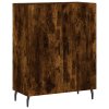 Skříň highboard kouřový dub 69,5 x 34 x 180 cm kompozitní dřevo 3195696