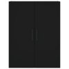 Skříň highboard černá 69,5 x 34 x 180 cm kompozitní dřevo 3195700