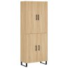 Skříň highboard dub sonoma 69,5 x 34 x 180 cm kompozitní dřevo 3195702