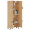 Skříň highboard dub sonoma 69,5 x 34 x 180 cm kompozitní dřevo 3195702