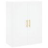 Skříň highboard bílá 69,5 x 34 x 180 cm kompozitní dřevo 3195723