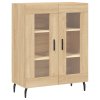 Skříň highboard dub sonoma 69,5 x 34 x 180 cm kompozitní dřevo 3195750