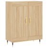 Skříň highboard dub sonoma 69,5 x 34 x 180 cm kompozitní dřevo 3195774