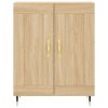 Skříň highboard dub sonoma 69,5 x 34 x 180 cm kompozitní dřevo 3195774