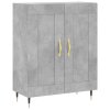 Skříň highboard betonově šedá 69,5x34x180 cm kompozitní dřevo 3195775