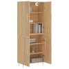 Skříň highboard dub sonoma 69,5 x 34 x 180 cm kompozitní dřevo 3195782