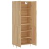 Skříň highboard dub sonoma 69,5 x 34 x 180 cm kompozitní dřevo 3195782