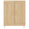 Skříň highboard dub sonoma 69,5 x 34 x 180 cm kompozitní dřevo 3195782