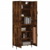 Skříň highboard kouřový dub 69,5 x 34 x 180 cm kompozitní dřevo 3195792