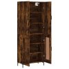 Skříň highboard kouřový dub 69,5 x 34 x 180 cm kompozitní dřevo 3195792