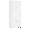 Skříň highboard bílá 69,5 x 34 x 180 cm kompozitní dřevo 3195795